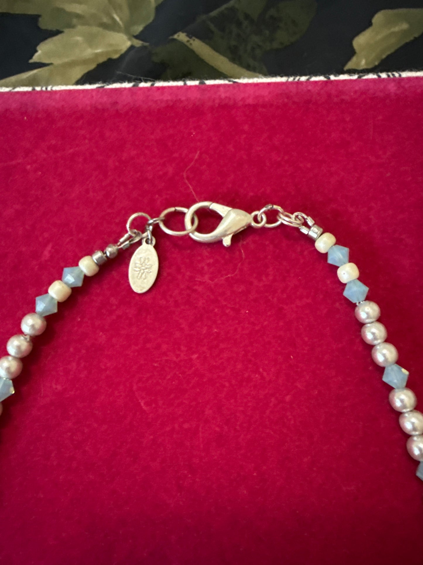 Moonlight Garden – Artisan Beaded Statement Necklace