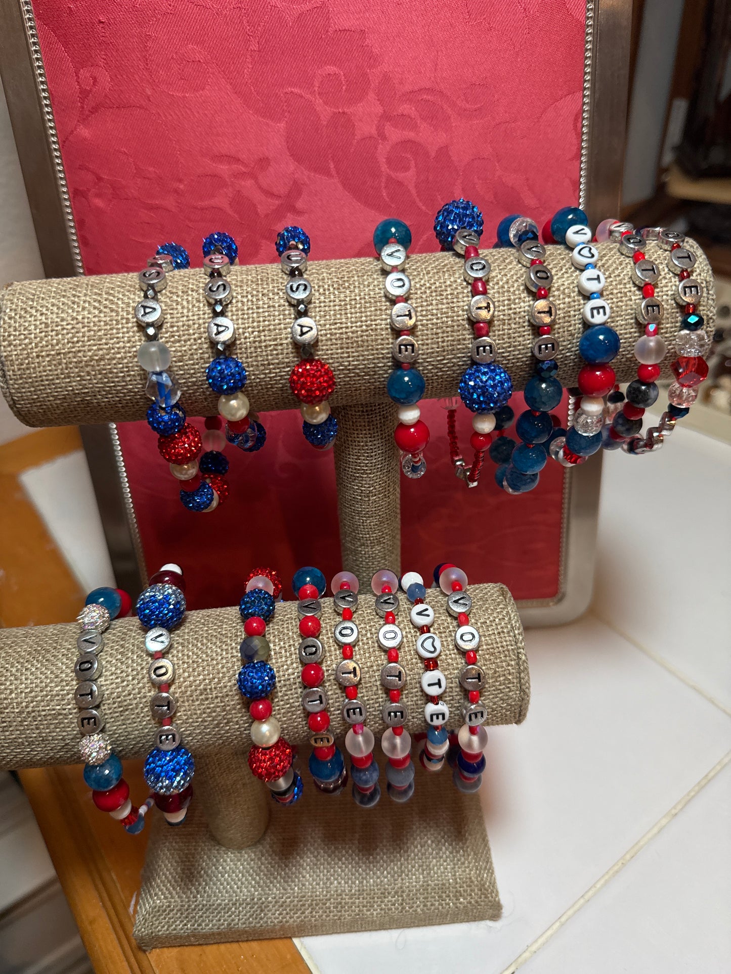 Bracelet Seasonal (Red, White, & Blue)